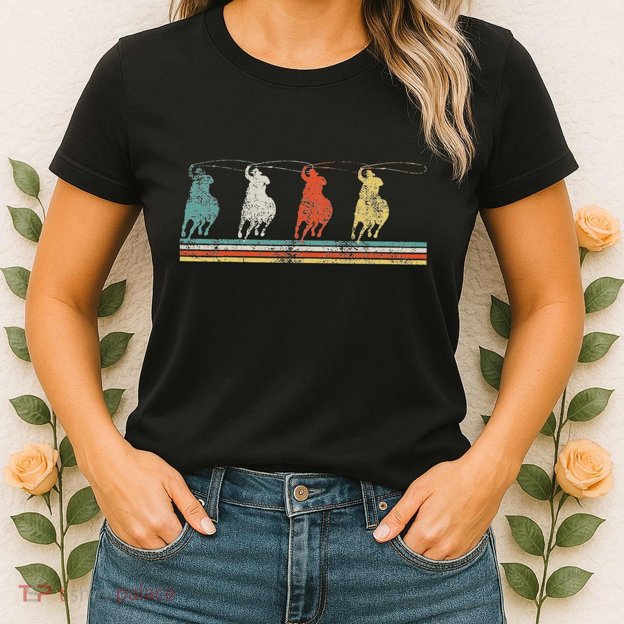 Roping Rodeo Cowboy Women's T-Shirt