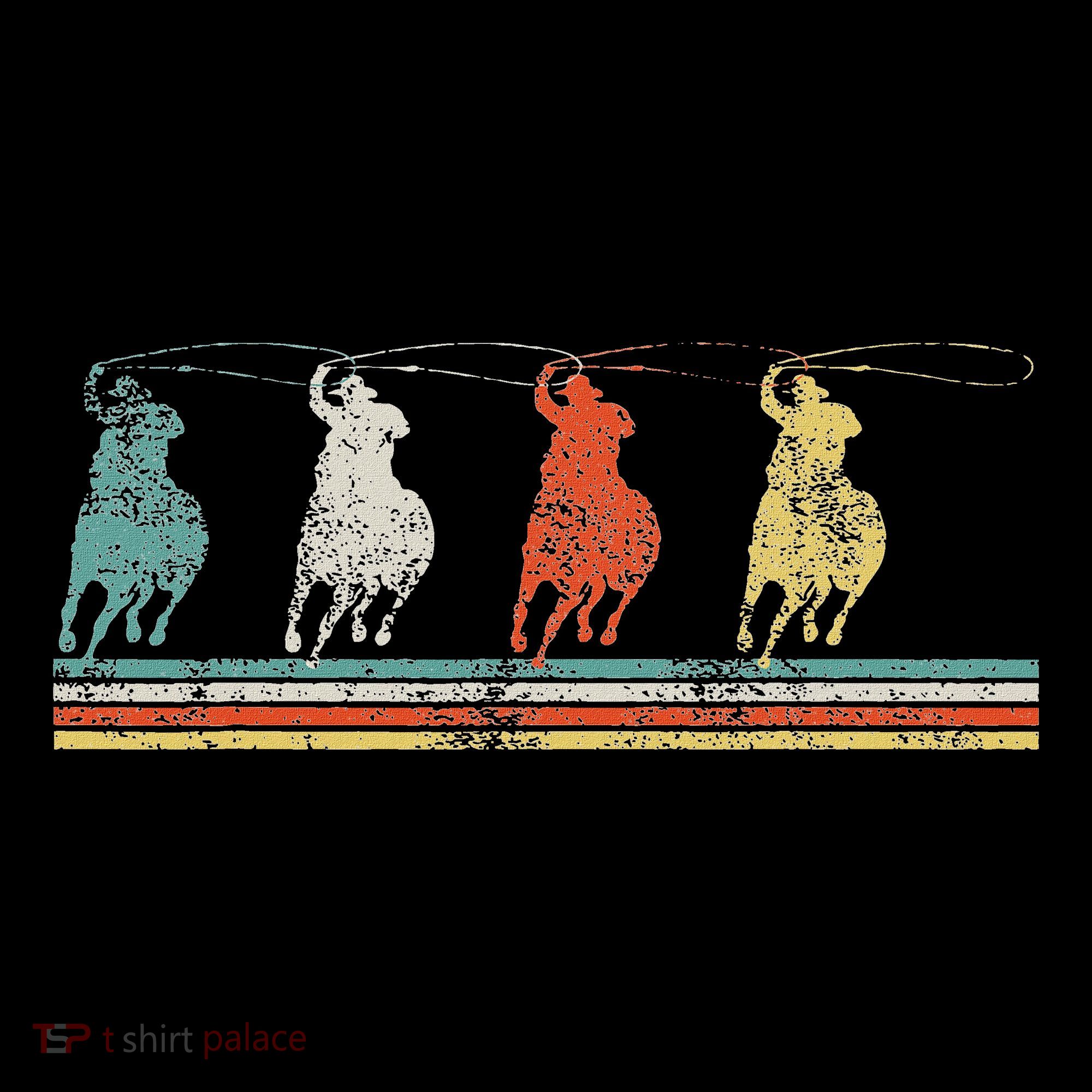 Roping Rodeo Cowboy Kids T-Shirt