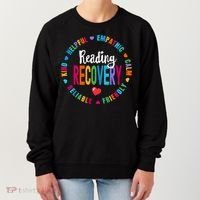 Reading Recovery Coach Teacher Specialist Literacy Gift Women's Sweatshirt thumb 0