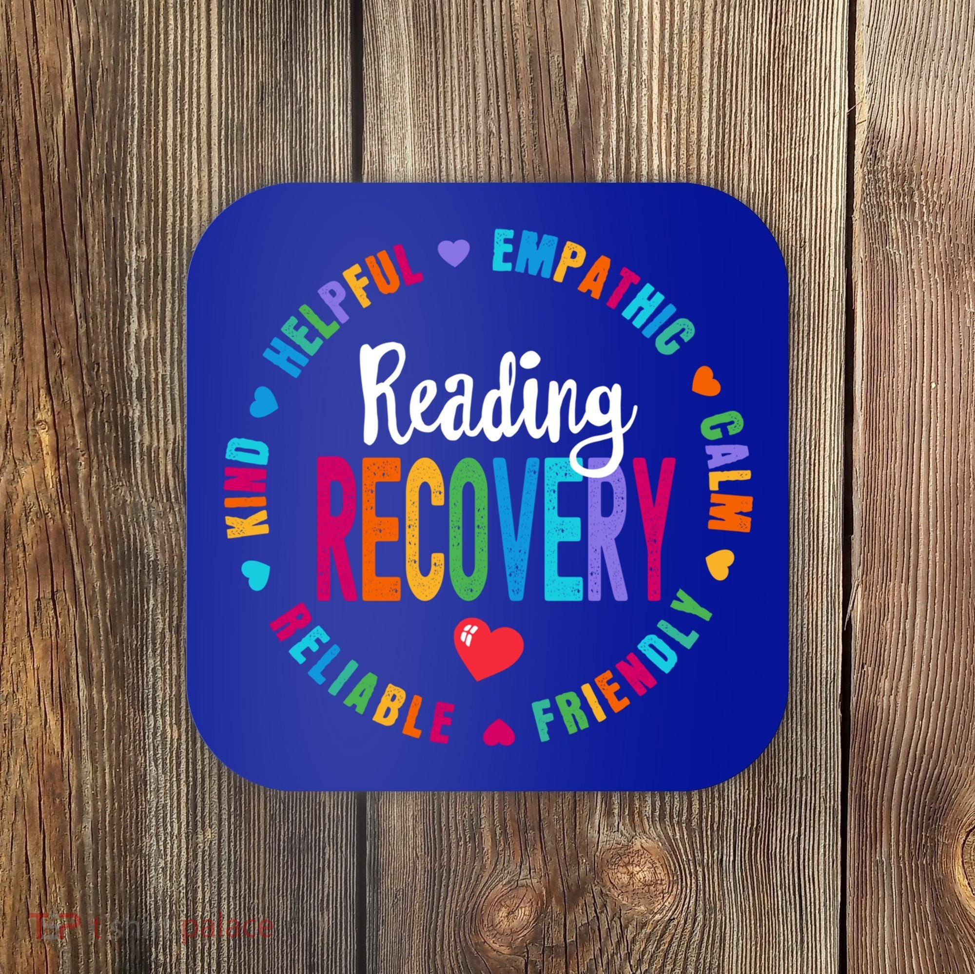 Reading Recovery Coach Teacher Specialist Literacy Gift Coaster