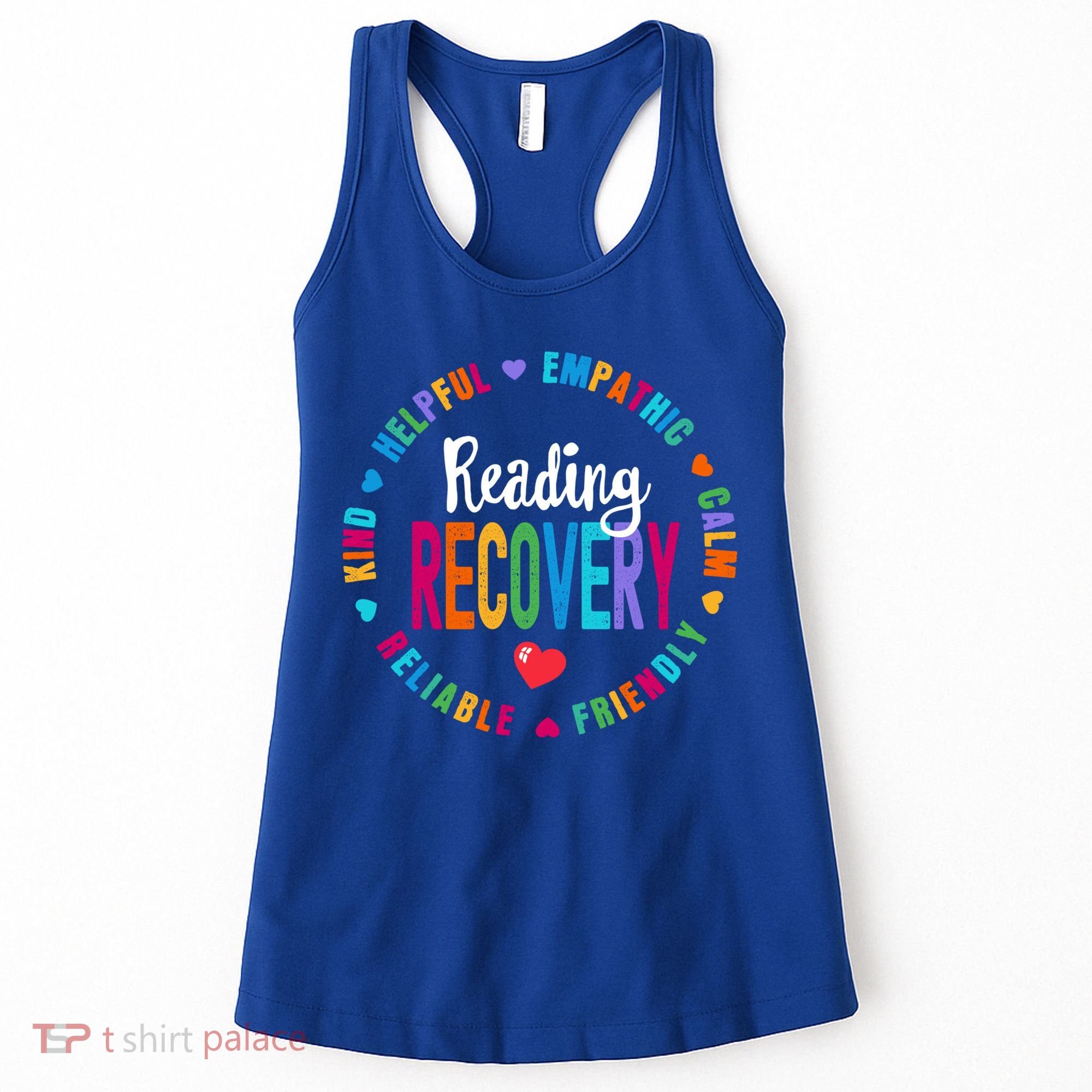 Reading Recovery Coach Teacher Specialist Literacy Gift Women's Tank Top