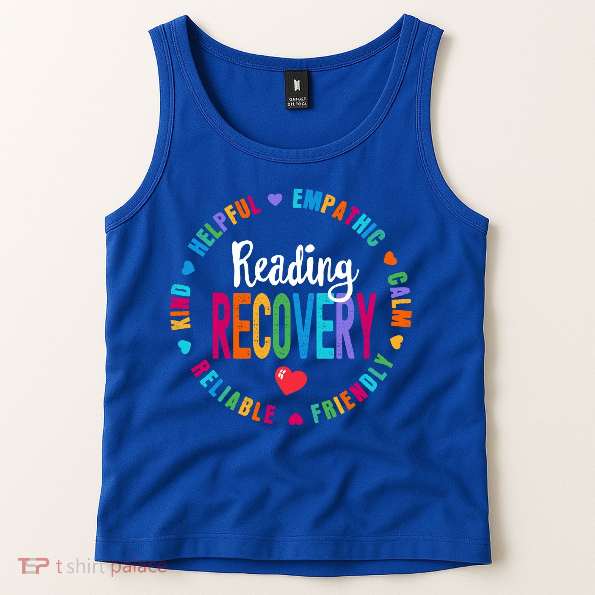 Reading Recovery Coach Teacher Specialist Literacy Gift Tank Top