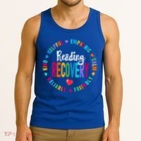 Reading Recovery Coach Teacher Specialist Literacy Gift Tank Top thumb 3
