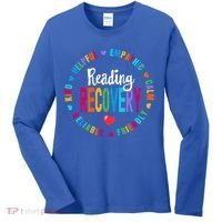 Reading Recovery Coach Teacher Specialist Literacy Gift Women's Long Sleeve Shirt thumb 0
