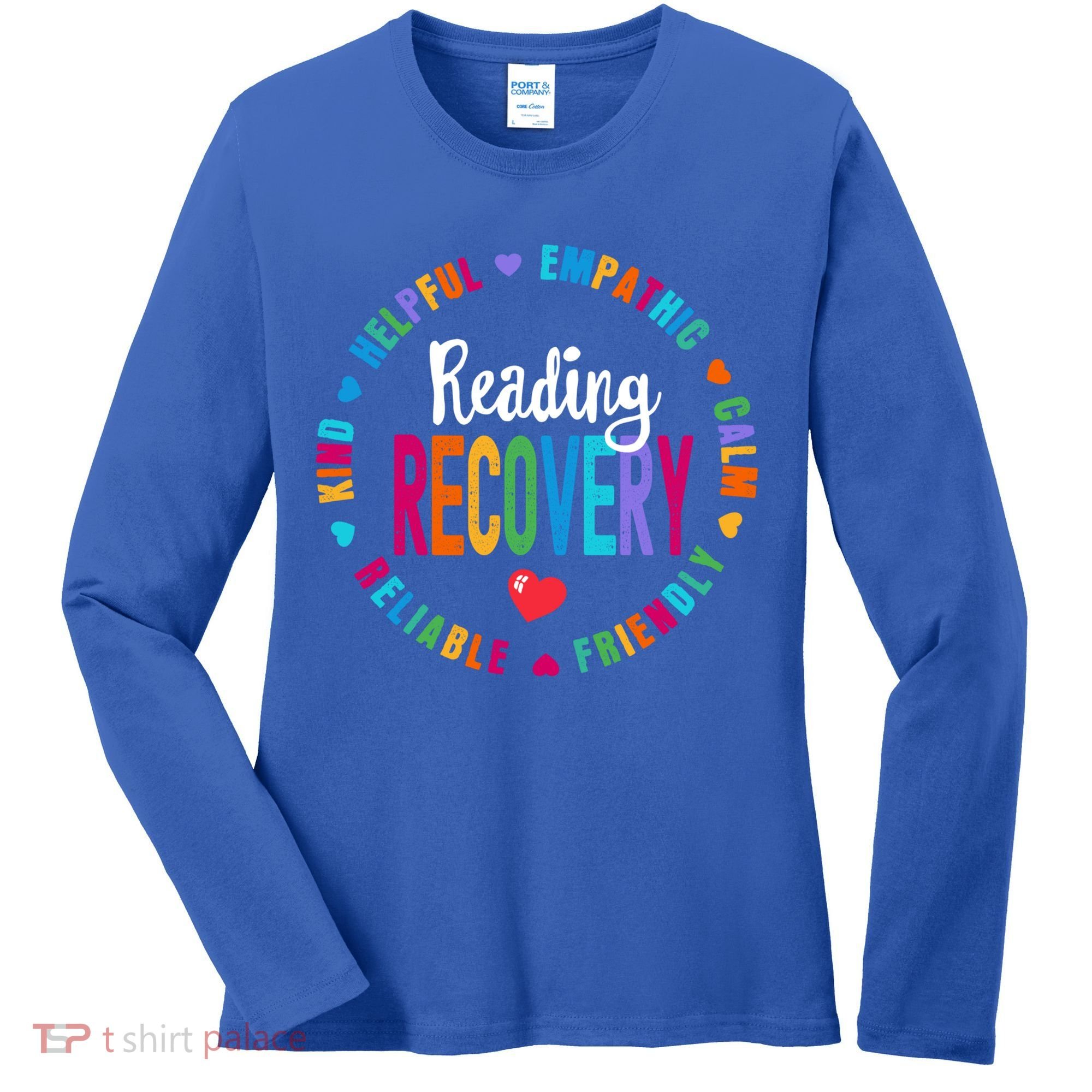 Reading Recovery Coach Teacher Specialist Literacy Gift Women's Long Sleeve Shirt