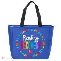 Reading Recovery Coach Teacher Specialist Literacy Gift Tote Bag thumb 0