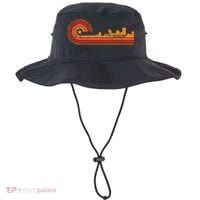 Retro Rochester Cityscape Gift Rochester Ny Skyline Gift Bucket Hat thumb 0