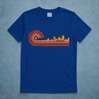 Retro Rochester Cityscape Gift Rochester Ny Skyline Gift T-Shirt thumb 5