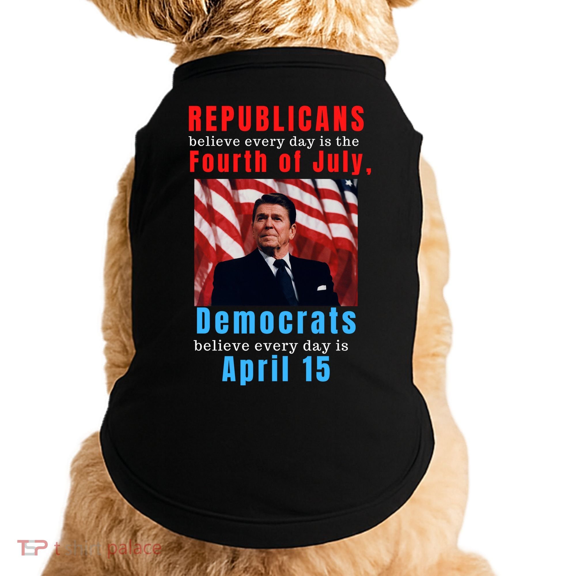 Ronald Reagan Conservative Doggie Tank