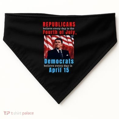 Ronald Reagan Conservative USA-Made Doggie Bandana