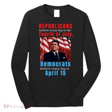 Ronald Reagan Conservative Long Sleeve Shirt