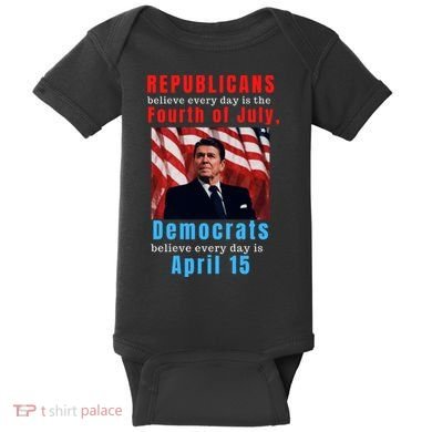 Ronald Reagan Conservative Baby Bodysuit