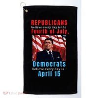 Ronald Reagan Conservative Golf Towel thumb 0