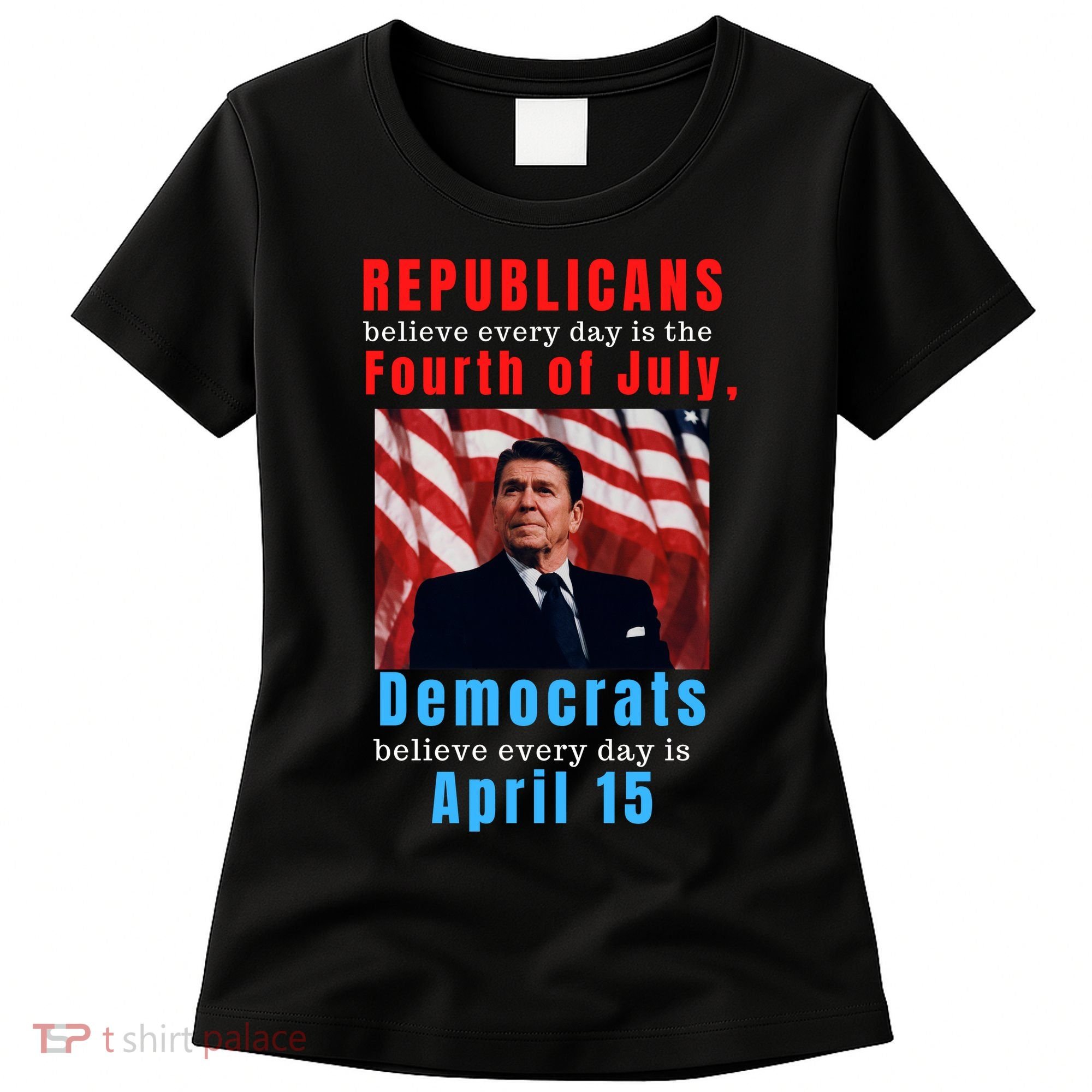 Ronald Reagan Conservative Women's T-Shirt
