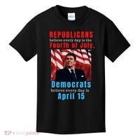 Ronald Reagan Conservative Kids T-Shirt thumb 0