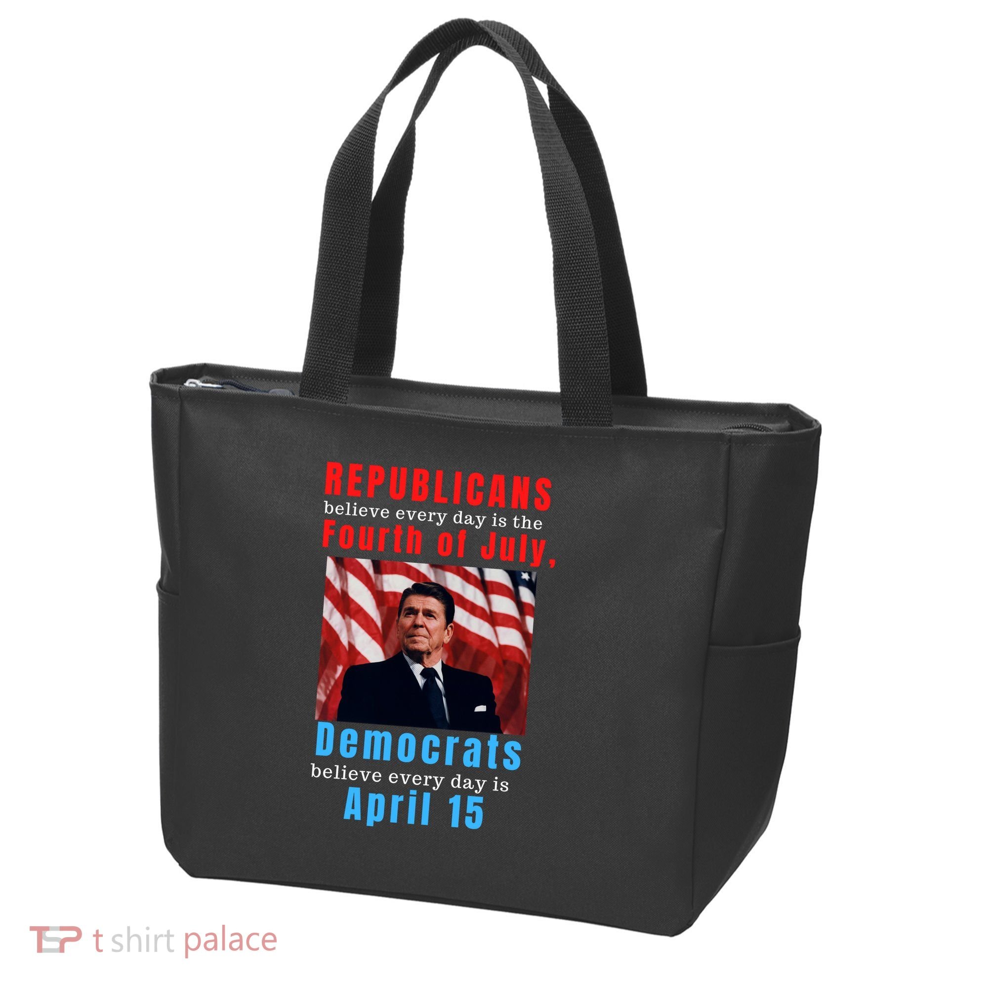 Ronald Reagan Conservative Tote Bag