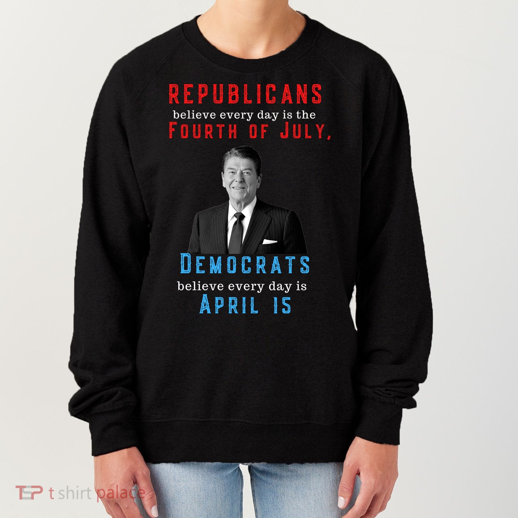 Ronald Reagan Conservative Women's Sweatshirt