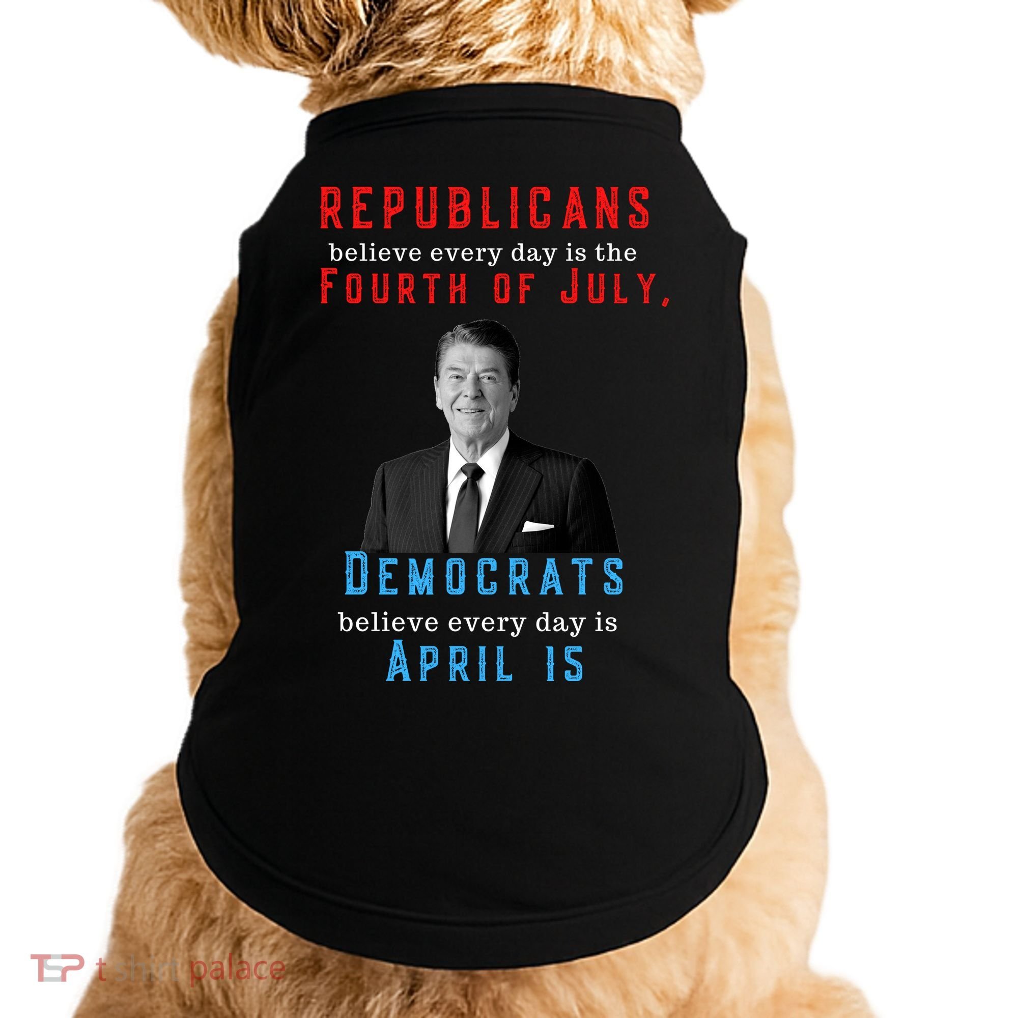 Ronald Reagan Conservative Doggie Tank