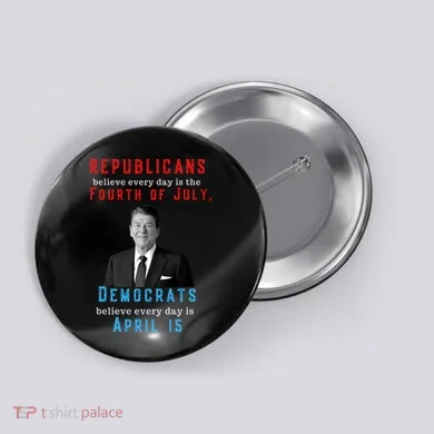 Ronald Reagan Conservative Button