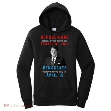 Ronald Reagan Conservative Women's Hoodie