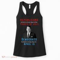 Ronald Reagan Conservative Women's Tank Top thumb 0