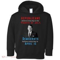 Ronald Reagan Conservative Toddler Hoodie thumb 0