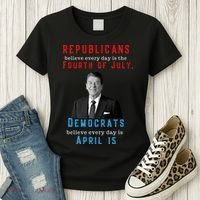 Ronald Reagan Conservative Women's T-Shirt thumb 3