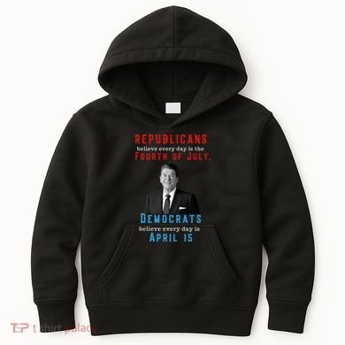Ronald Reagan Conservative Kids Hoodie