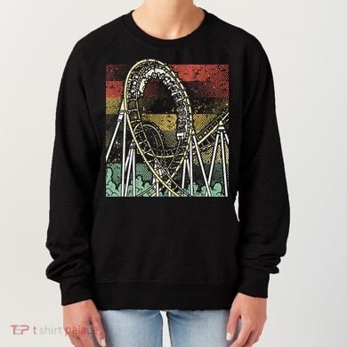 Retro Roller Coaster Women's Sweatshirt