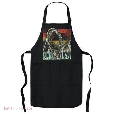 Retro Roller Coaster Apron