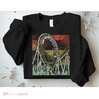 Retro Roller Coaster Sweatshirt thumb 2