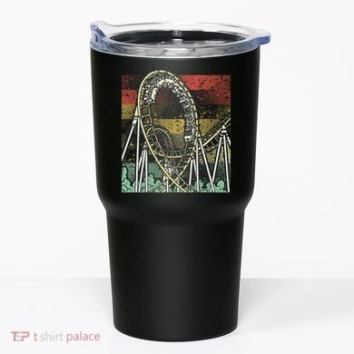 Retro Roller Coaster Tumbler