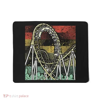 Retro Roller Coaster Mousepad