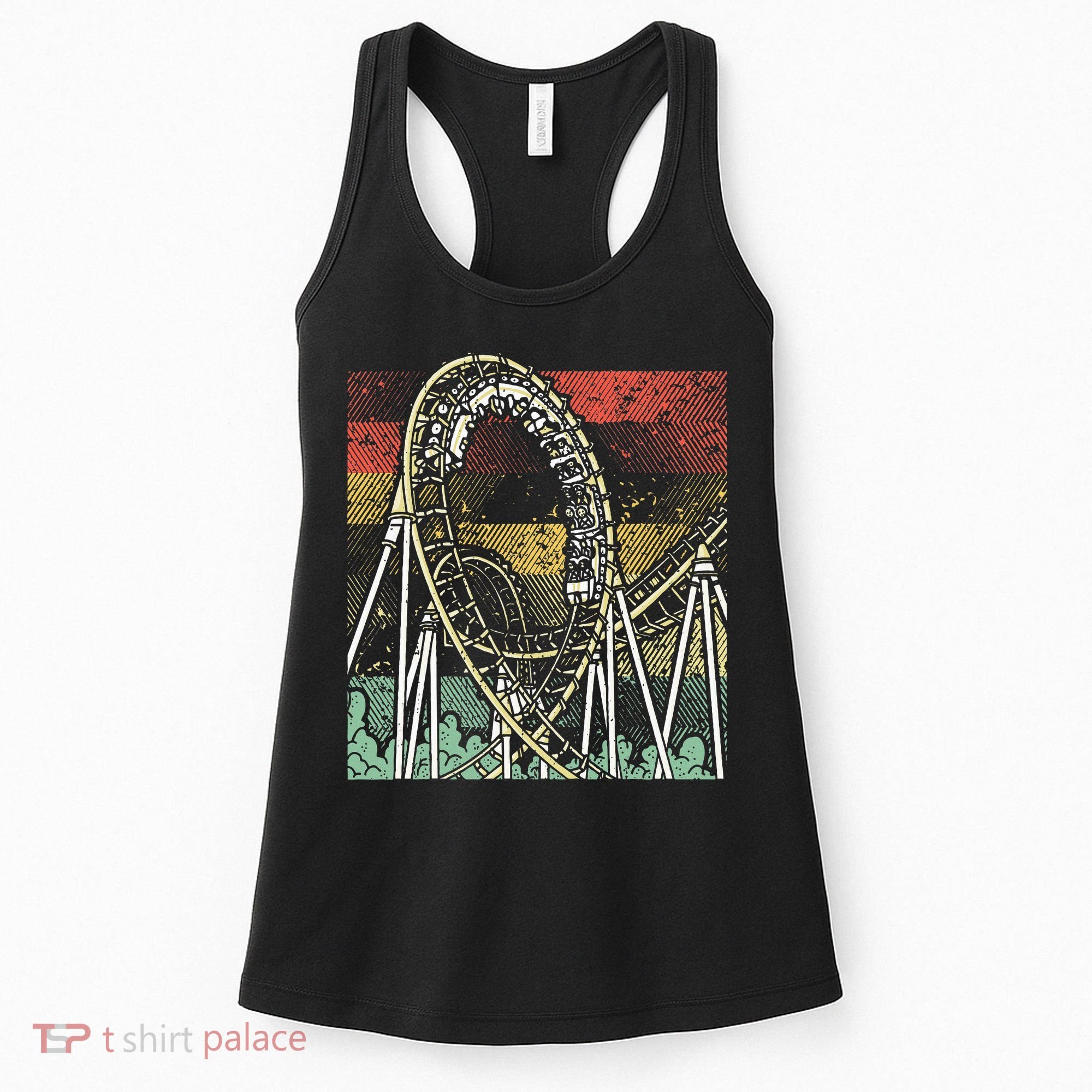 Retro Roller Coaster Women's Tank Top