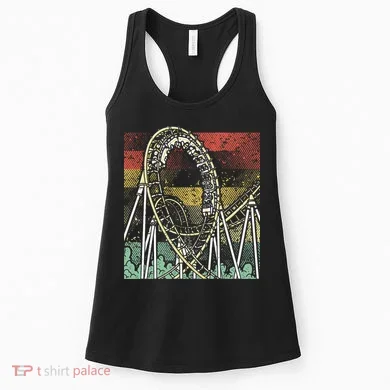 Retro Roller Coaster Women's Tank Top