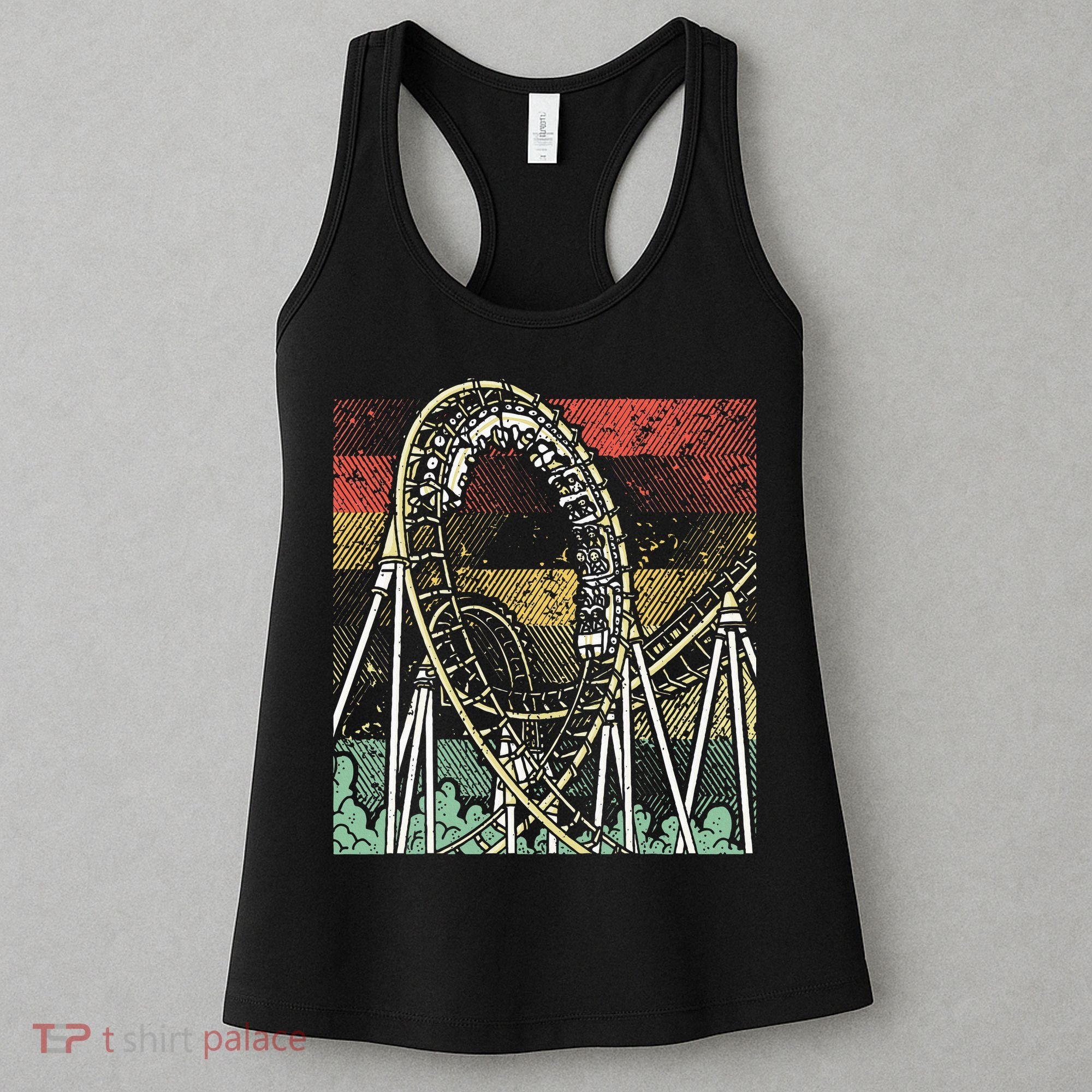 Retro Roller Coaster Women's Tank Top