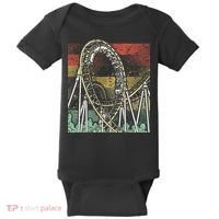 Retro Roller Coaster Baby Bodysuit thumb 0