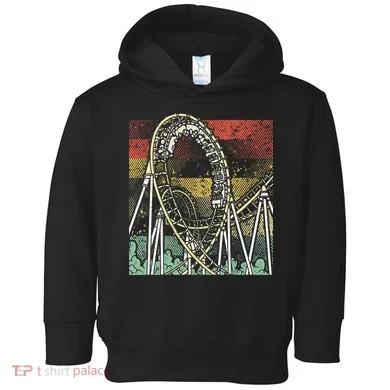 Retro Roller Coaster Toddler Hoodie