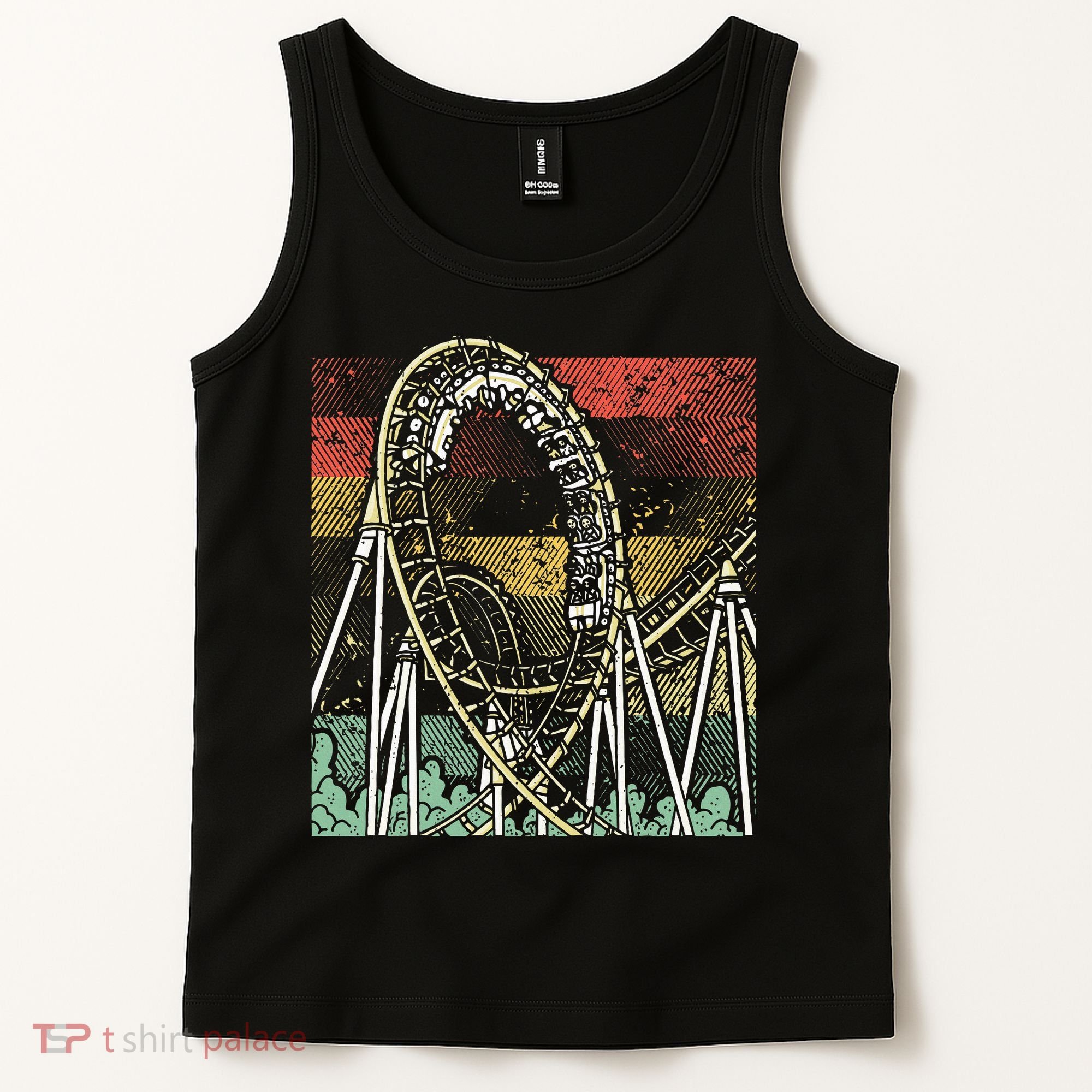 Retro Roller Coaster Tank Top