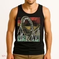 Retro Roller Coaster Tank Top thumb 3