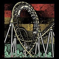 Retro Roller Coaster Visor thumb 3