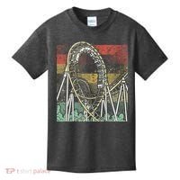 Retro Roller Coaster Kids T-Shirt thumb 0