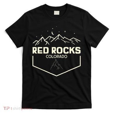 Red Rocks Colorado Epic Moonlight T-Shirt