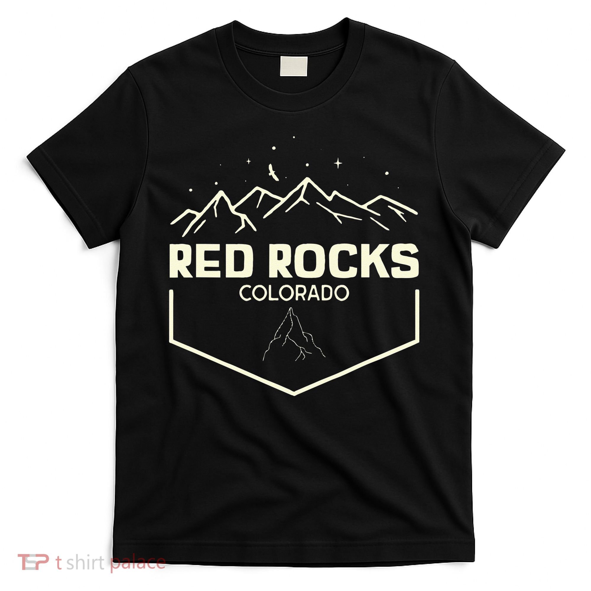 Red Rocks Colorado Epic Moonlight T-Shirt