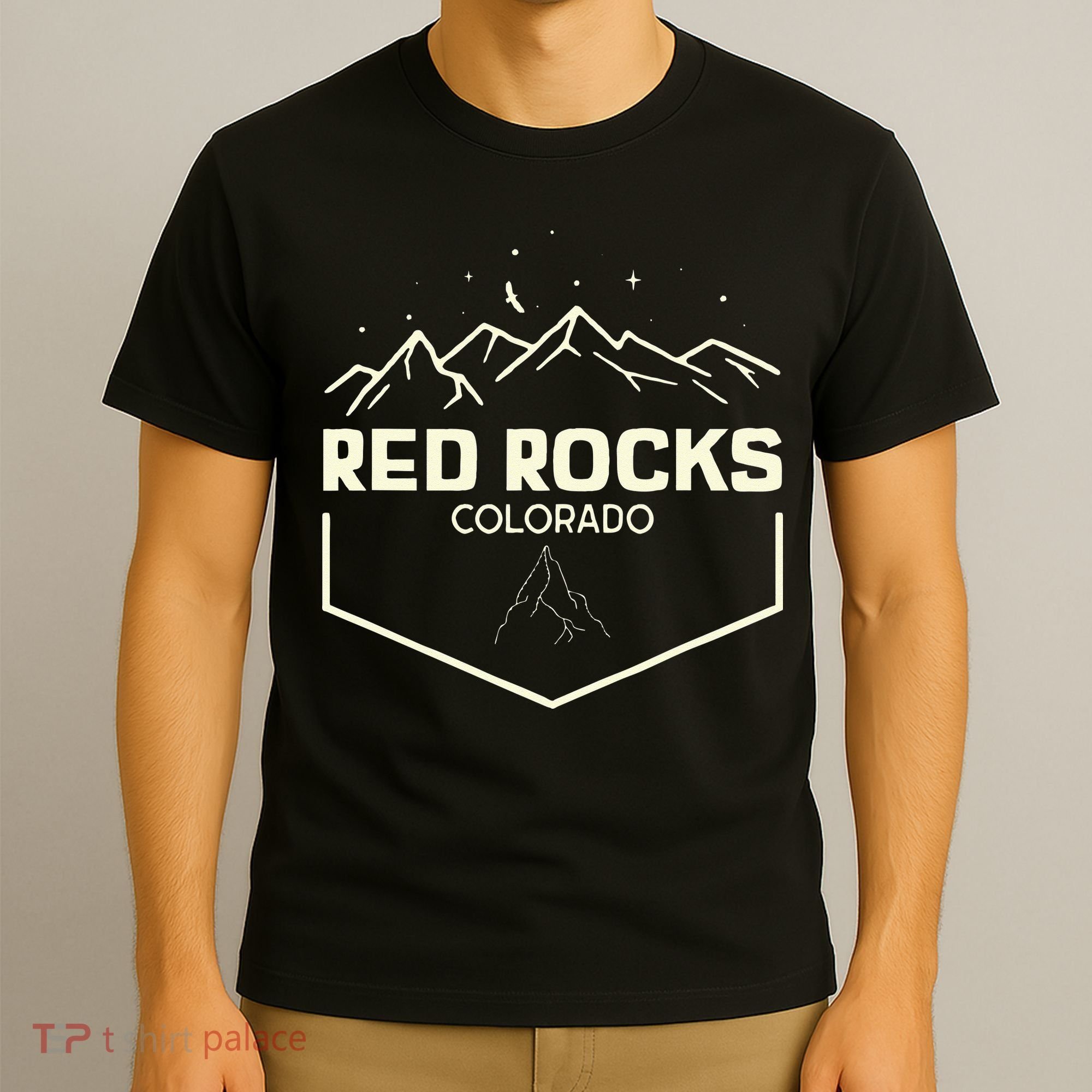 Red Rocks Colorado Epic Moonlight T-Shirt