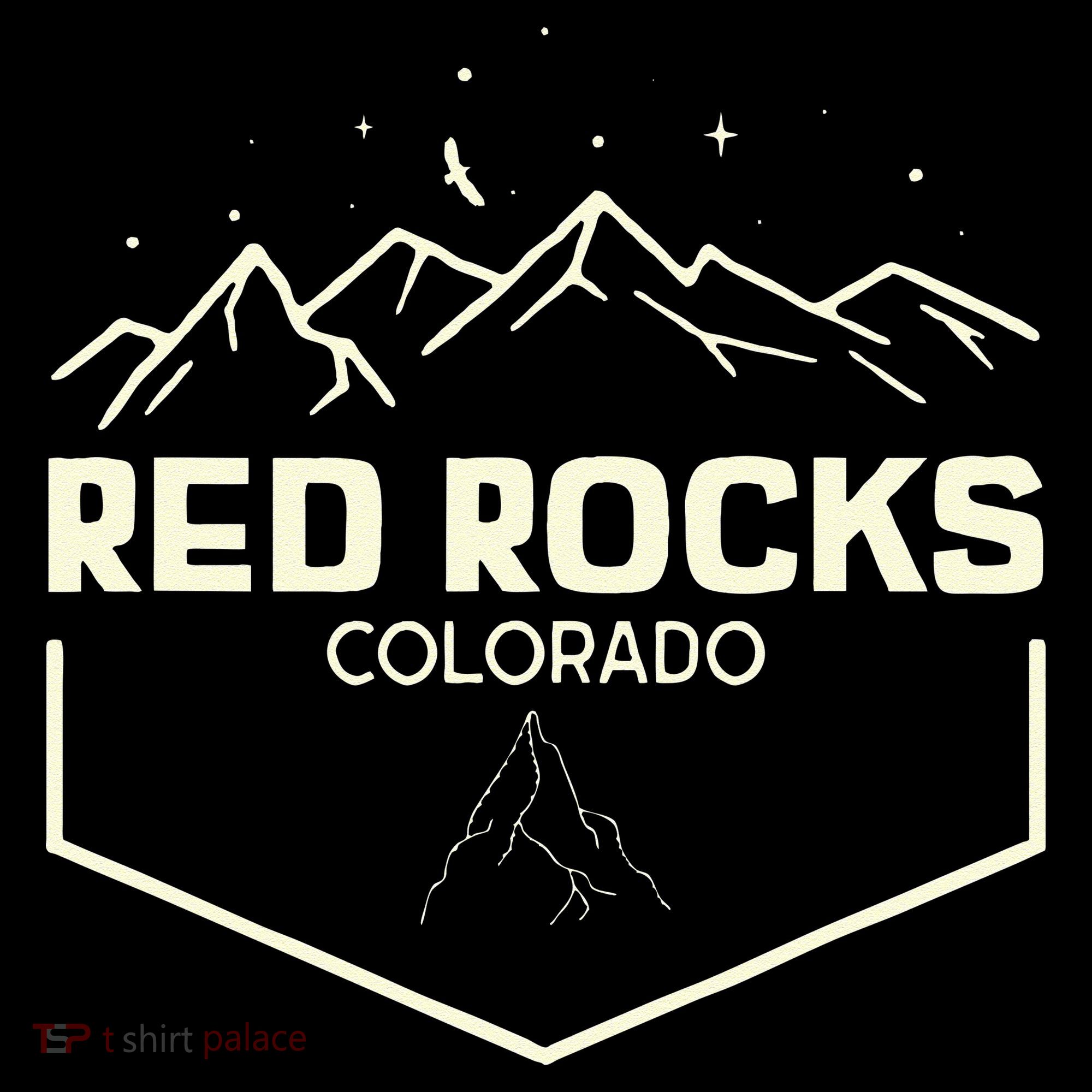 Red Rocks Colorado Epic Moonlight T-Shirt