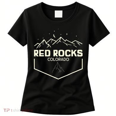 Red Rocks Colorado Epic Moonlight Women's T-Shirt
