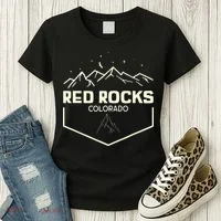 Red Rocks Colorado Epic Moonlight Women's T-Shirt thumb 3