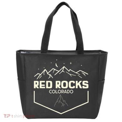 Red Rocks Colorado Epic Moonlight Tote Bag