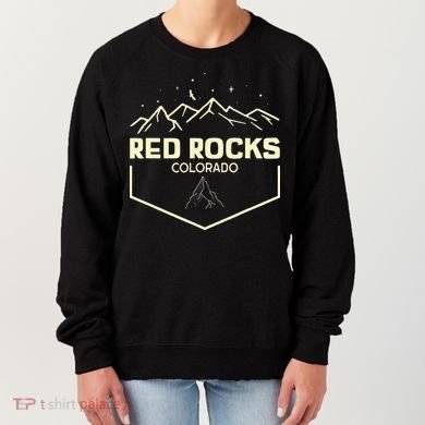 Red Rocks Colorado Epic Moonlight Women's Sweatshirt